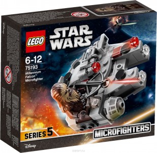 Конструкторы Lego Lego Star Wars 75193 Лего Звездные Войны Микрофайтер Сокол Тысячелетия