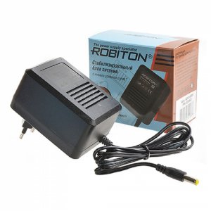 Адаптер-блок питания Robiton ROBITON AB12-500S 12V-0,5А 5,5х2,1/12(+)о (16173)