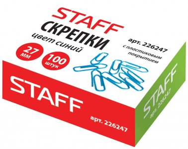 Скрепки Staff 226247