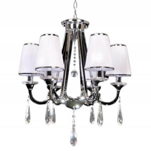 Подвесная люстра Lumina Deco Milesia (LDP 8926-6 WT+CHR)