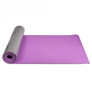 Двухслойный коврик для йоги и фитнеса BRADEX двухслойный, 190х61х0,6 см, фиолетовый (SF 0692)