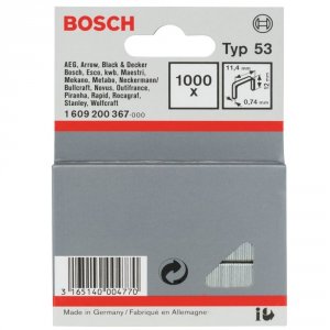 Плоские скобы для степлера Bosch тип 53, 12мм 1.609.200.367 (80000031435)