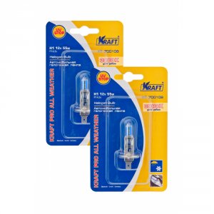 Лампа автомобильная Kraft Н1 12v 55w P14,5s Pro All Weather (KT 700228)