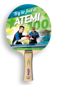 Ракетка для настольного тенниса ATEMI 100 CV (00000030326)