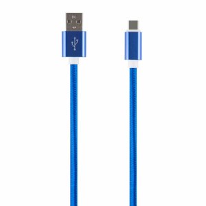 Дата-кабель RedLine USB Type-C, 2 м Blue (УТ000014159)