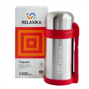 Универсальный термос для еды и напитков Relaxika 201 (R201.1200.1)