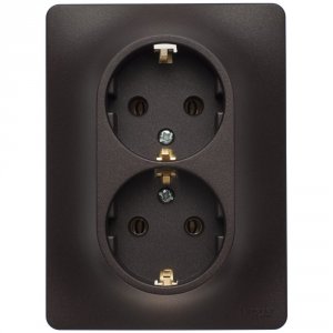 Двухместная розетка Schneider Electric GLOSSA (GSL000824)