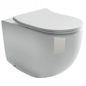 Напольный пристенный унитаз-соло Ceramica Nova METROPOL Rimless (CN4004)