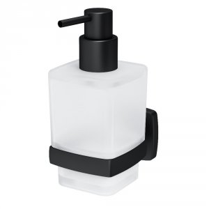 Стеклянный диспенсер для жидкого мыла Am.Pm Gem A9036922 Черный Белый