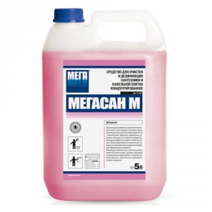 Средство для санитарной очистки сантехники и кафельной плитки МЕГА МЕГАСАН М (К 320)