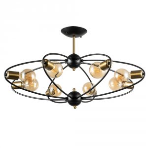 Светильник потолочный Arte Lamp Glasgow (A1963PL-8BK)