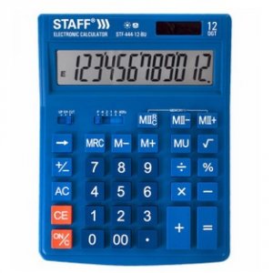 Настольный калькулятор Staff STF-444-12-BU (250463)