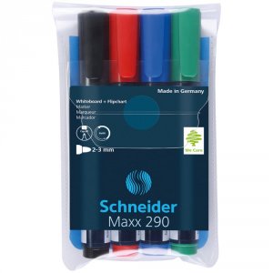 Набор маркеров для белых досок и флипчартов Schneider Maxx 290 (129094)