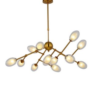 Подвесная люстра Lumina Deco LDP 7002-12 MD Crocus