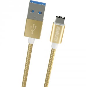 Кабель USB - USB Type C InterStep USB 3.0-USB Type-C, 1 м, Gold (IS-DC-TYPCUSBNG-000B201)