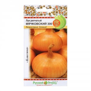 Лук репчатый семена Русский Огород Мячковский 300 (302213)