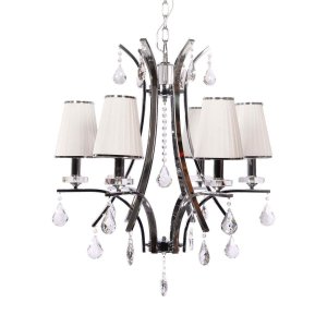 Подвесная люстра Lumina Deco Glamour (LDP 66247-6 WT+CHR)