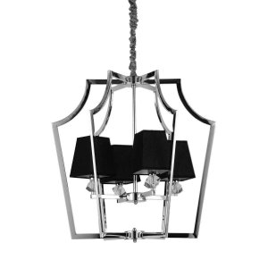 Подвесной светильник Lumina Deco Montero (LDP 1249-4 CHR+BK)