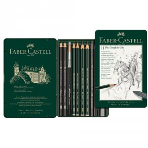 Набор чернографитных карандашей Faber-Castell Pitt Graphite (112972)