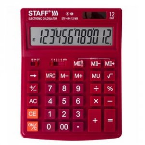 Настольный калькулятор Staff STF-444-12-WR (250465)