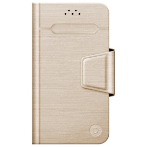 Универсальный чехол для смартфона Deppa Wallet Fold M 4.3''-5.5'' Gold