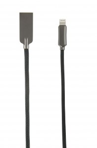 Кабель для iPod, iPhone, iPad RedLine LX13 Zync alloy USB/Lightning Black (УТ000014185)