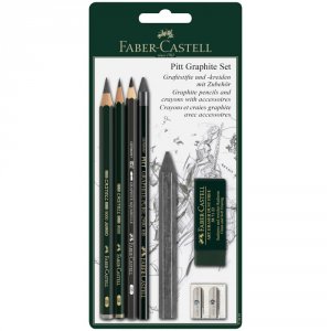 Набор чернографитных карандашей Faber-Castell Pitt Graphite (112997)