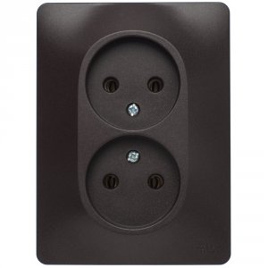 Двухместная розетка Schneider Electric GLOSSA (GSL000820)