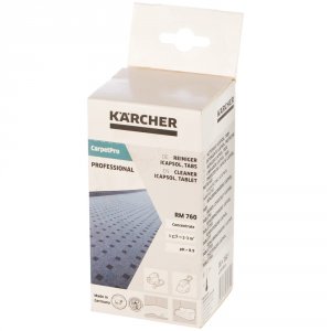 Таблетки для чистки ковров Karcher RM 760 для ковров и мягкой мебели ( в таблетках) (6.295-850)