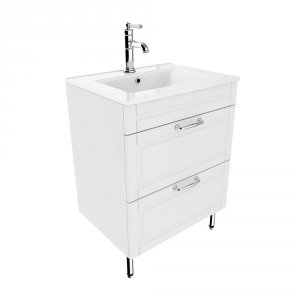 Тумба с раковиной напольная 60 белая IDDIS Oxford OXF60W0i95K