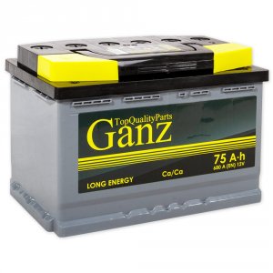 Аккумулятор Ganz 75 А/ч EN680 А (GA751)
