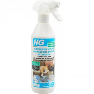 Средство для устранения источников неприятного запаха HG Средство для устранения источников неприятного запаха 0.5 л (8711577093433)
