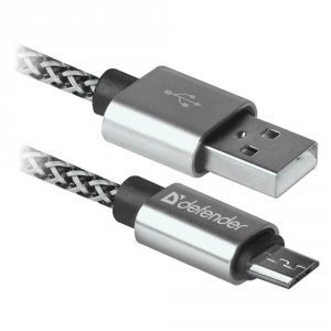 Аксессуар Defender USB08-03T 1M WHITE (87803)