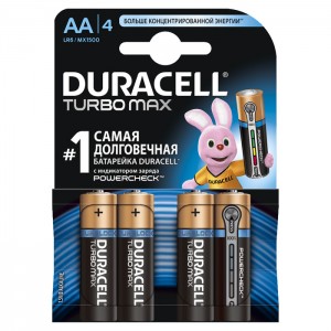 Батарейки Duracell TurboMax AA 1.5V LR6 4 шт