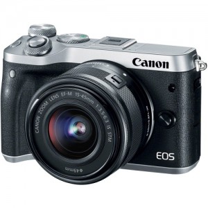 Цифровой фотоаппарат со сменной оптикой Canon EOS M6 KIT 15-45 IS STM Silver