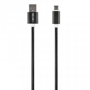 Дата-кабель RedLine USB - micro USB нейлон, черный