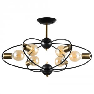 Светильник потолочный Arte Lamp Glasgow (A1963PL-6BK)