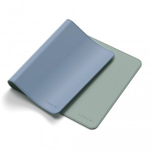 Коврик для мыши Satechi Коврик Satechi Dual Side ECO-Leather Deskmate. Цвет: Синий/зеленый (ST-LDMBL)