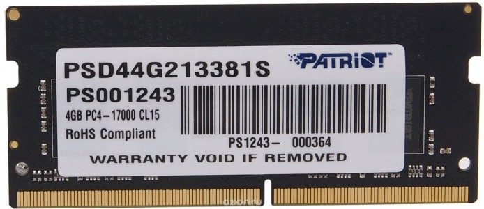 Модуль памяти Patriot Memory PSD44G213381S