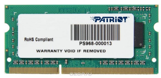 Модуль памяти Patriot Memory PSD38G16002S