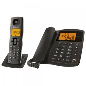 Телефон беспроводной DECT Alcatel Versatis E100 Combo Black