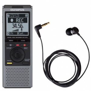 Диктофон + микрофон для диктофона Olympus VN-731PC + TP8 Black/Grey