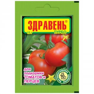 Удобрение для подкормки томатов и перцев Ваше Хозяйство Здравень Турбо (4607043204493)