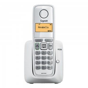 Телефон беспроводной DECT Gigaset A220 White