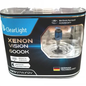 Комплект ламп ClearLight лампа галогенная автомобильная 12V-55W XenonVision 2 шт (MLH27XV)