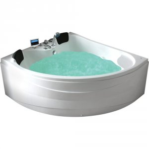 Акриловая ванна Gemy 150х150 G9041 K с гидромассажем (G9041K)