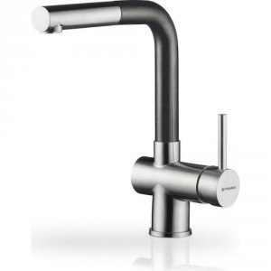 Смеситель для кухни Pyramis CAPRICCIO FUSSION PEARL BLACK ST.STEEL (90917601)