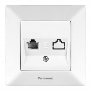 Розетка Panasonic Arkedia (54769 WMTC0402-2WH-RES)