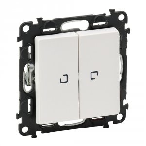 Двухклавишный механизм выключателя Legrand Valena Life 752428