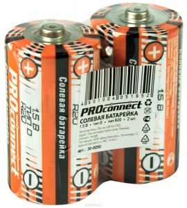Батарейка Proconnect D R20